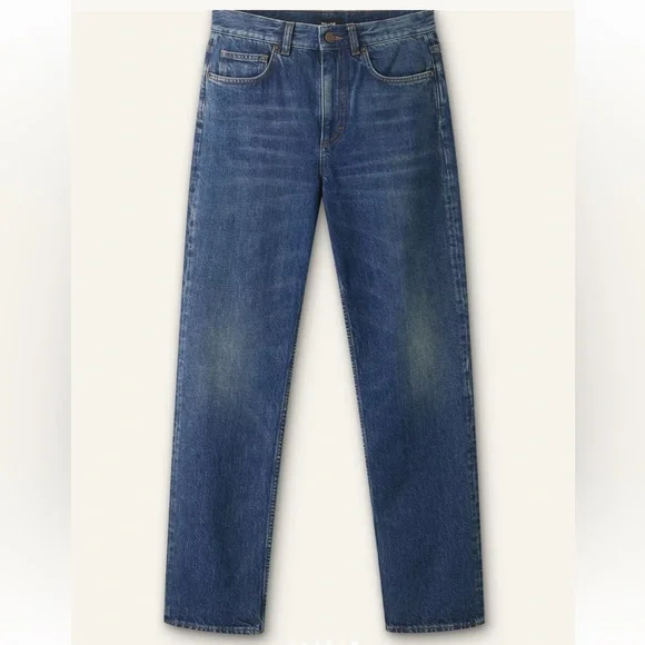 ME+EM Dark Blue Straight Leg Jeans - Picture 3 of 8